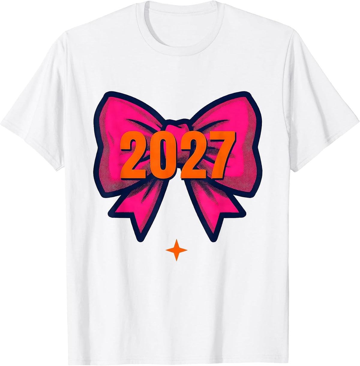 Men's 2027 Coquette Bow New Year Eve Party Girly Bow Lover T-Shirt - White