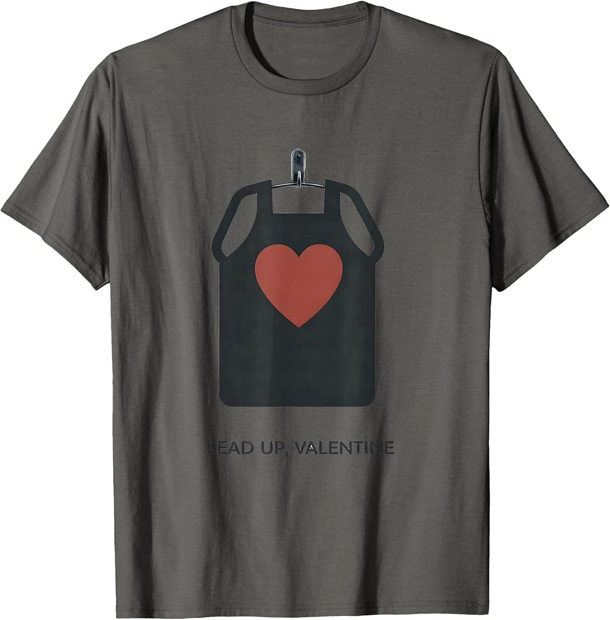 Men's Lead Up Valentine Funny Radiology Tech Skeleton Humor Gift T-Shirt - Asphalt Grey