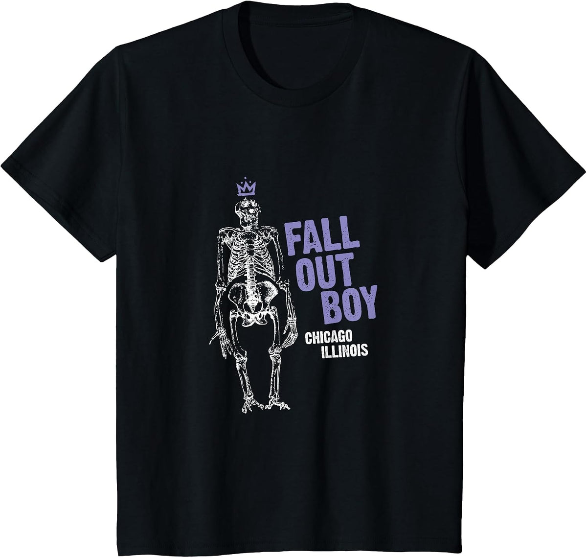 Fall Out Boy - Skeleton King T-Shirt - Black