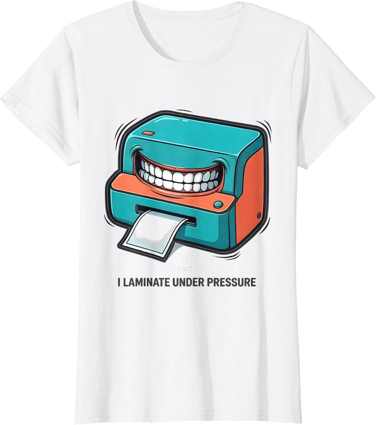Women's I Laminate Under Pressure Funny Special Education Teacher T-Shirt - White