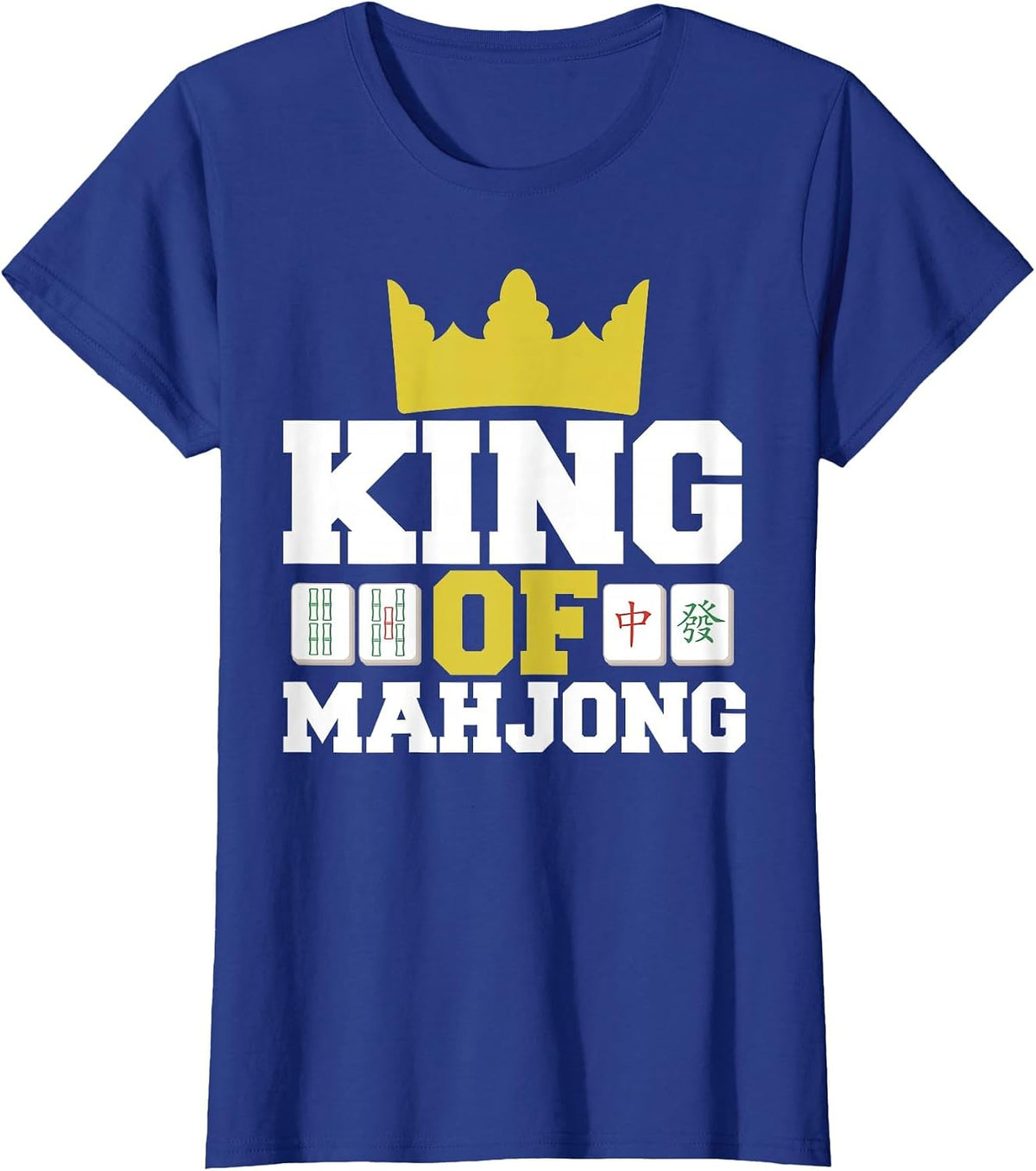 King of Mahjong T-Shirt - Royal Blue