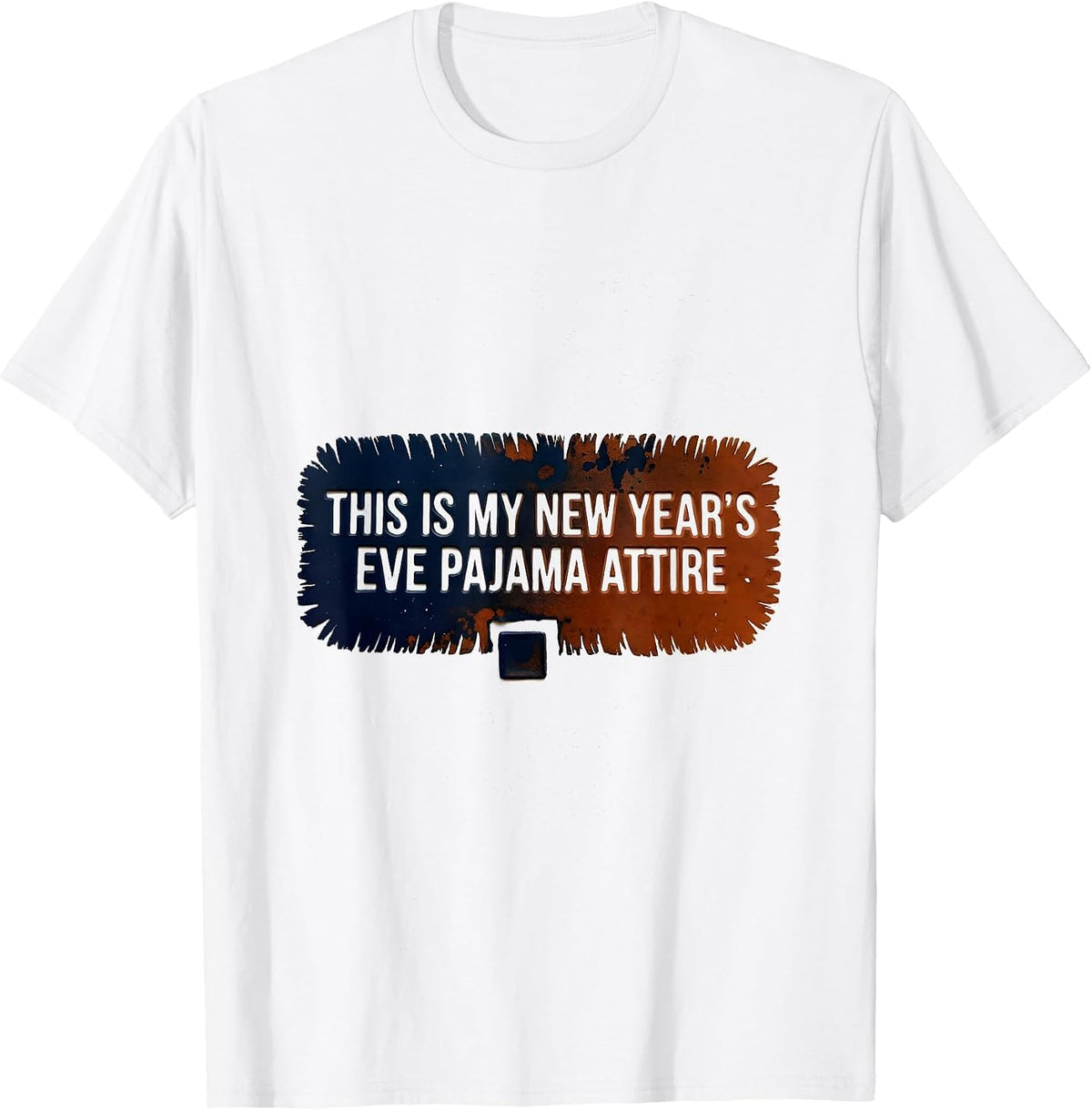 Men's This Is My New Year's Eve Pajama Attire Funny T-Shirt - White