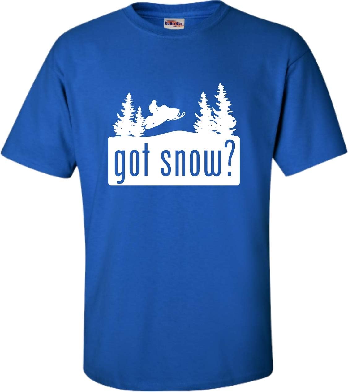 Go All Out Adult Got Snow Funny Snowmobile Lover T-Shirt - Royal Blue