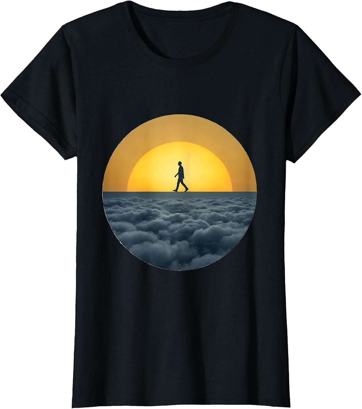 Women's Stepping Into Light Suicide Prevention Awareness T-Shirt - Black