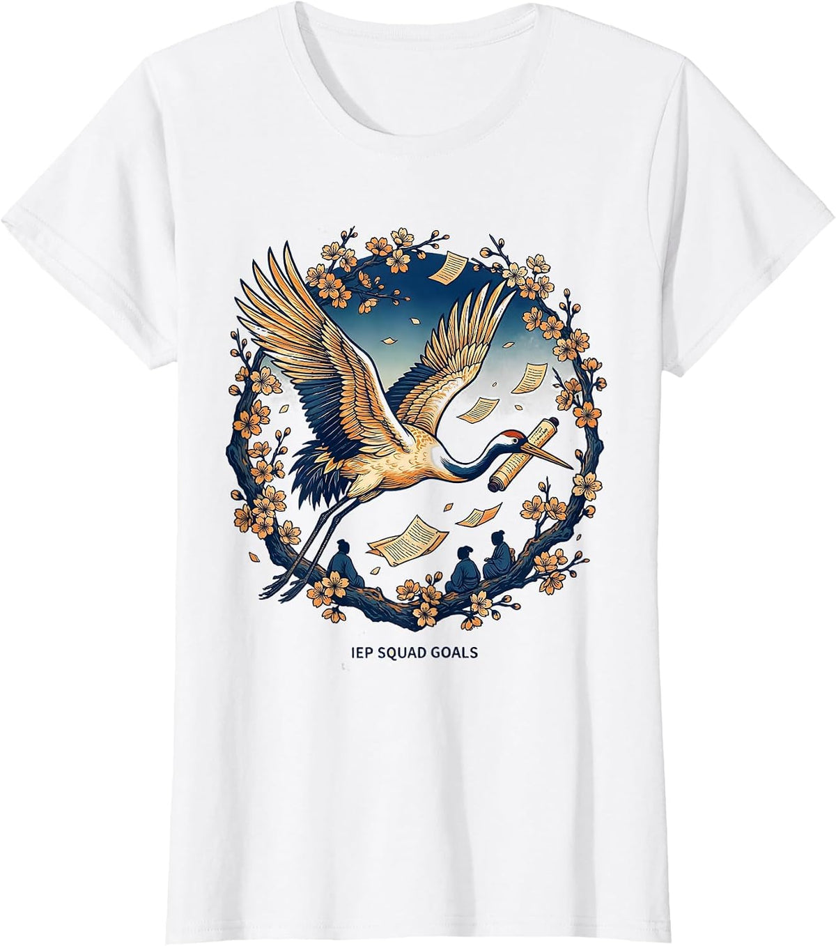 IEP Squad Goals Special Education Teacher Design T-Shirt - White