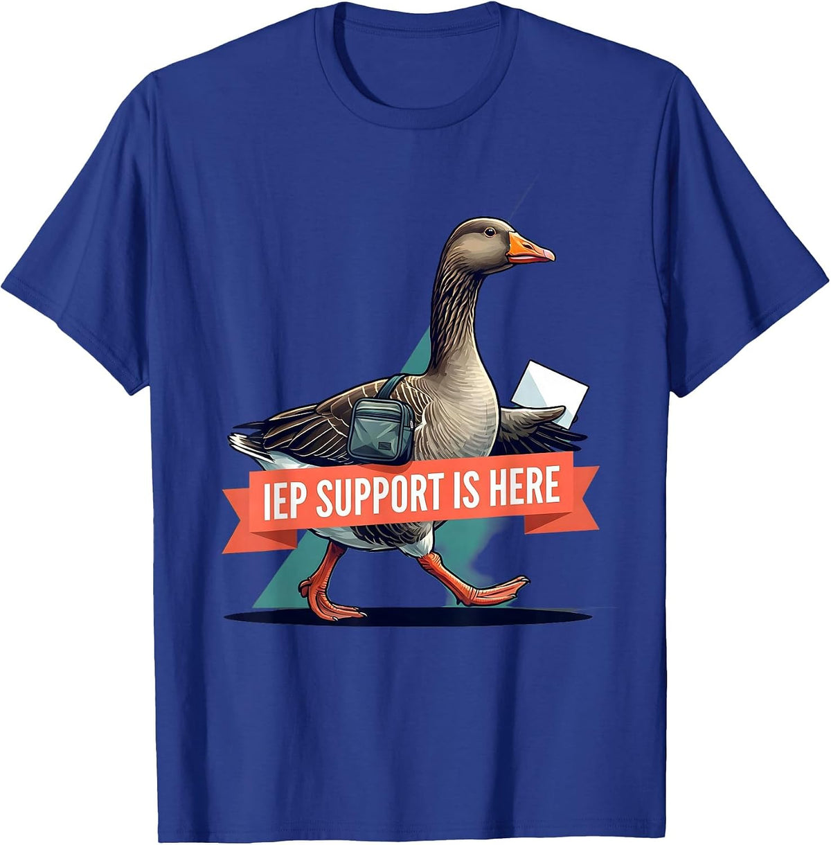 Men's IEP Support Is Here Funny Special Education Teacher Sped T-Shirt - Royal Blue