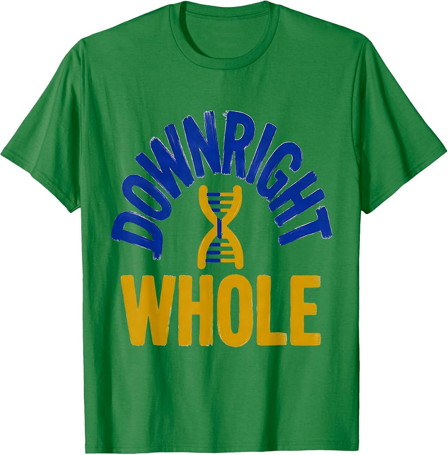Men's Downright Whole Sign Painter Showcard Down Syndrome T-Shirt - Kelly Green