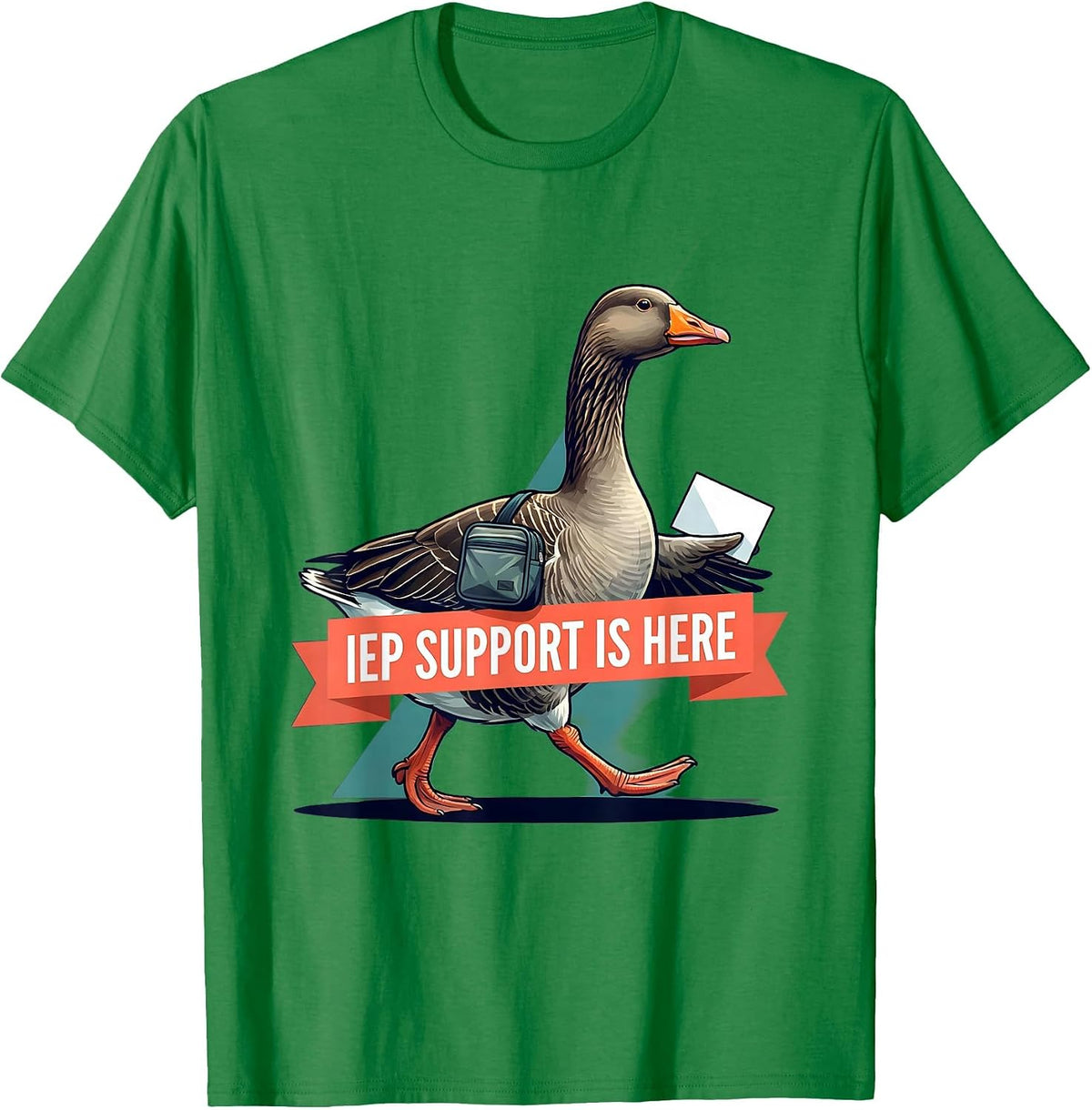 Men's IEP Support Is Here Funny Special Education Teacher Sped T-Shirt - Kelly Green