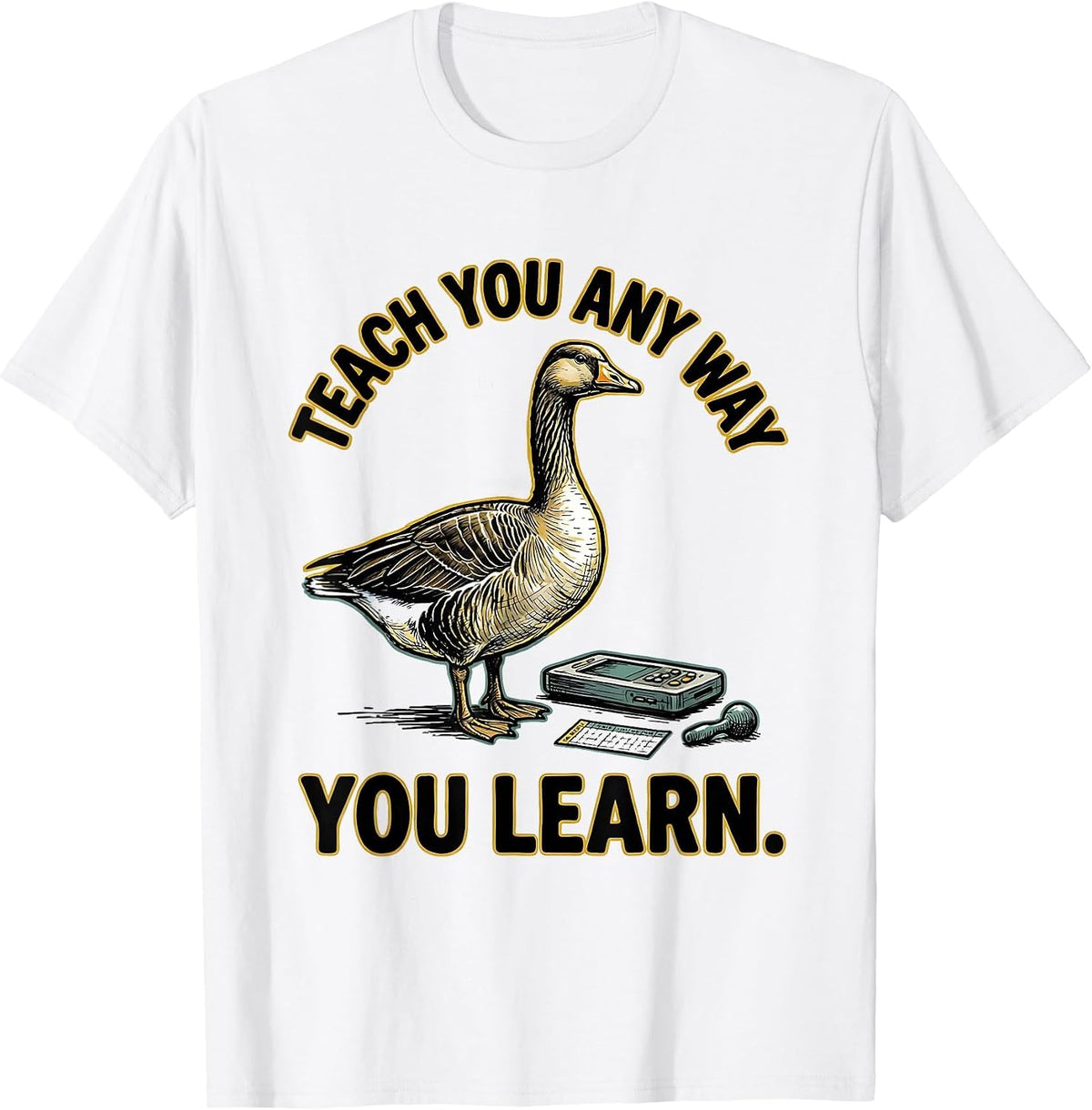 Men's Teach You Any Way You Learn Funny Special Education Teacher T-Shirt - White