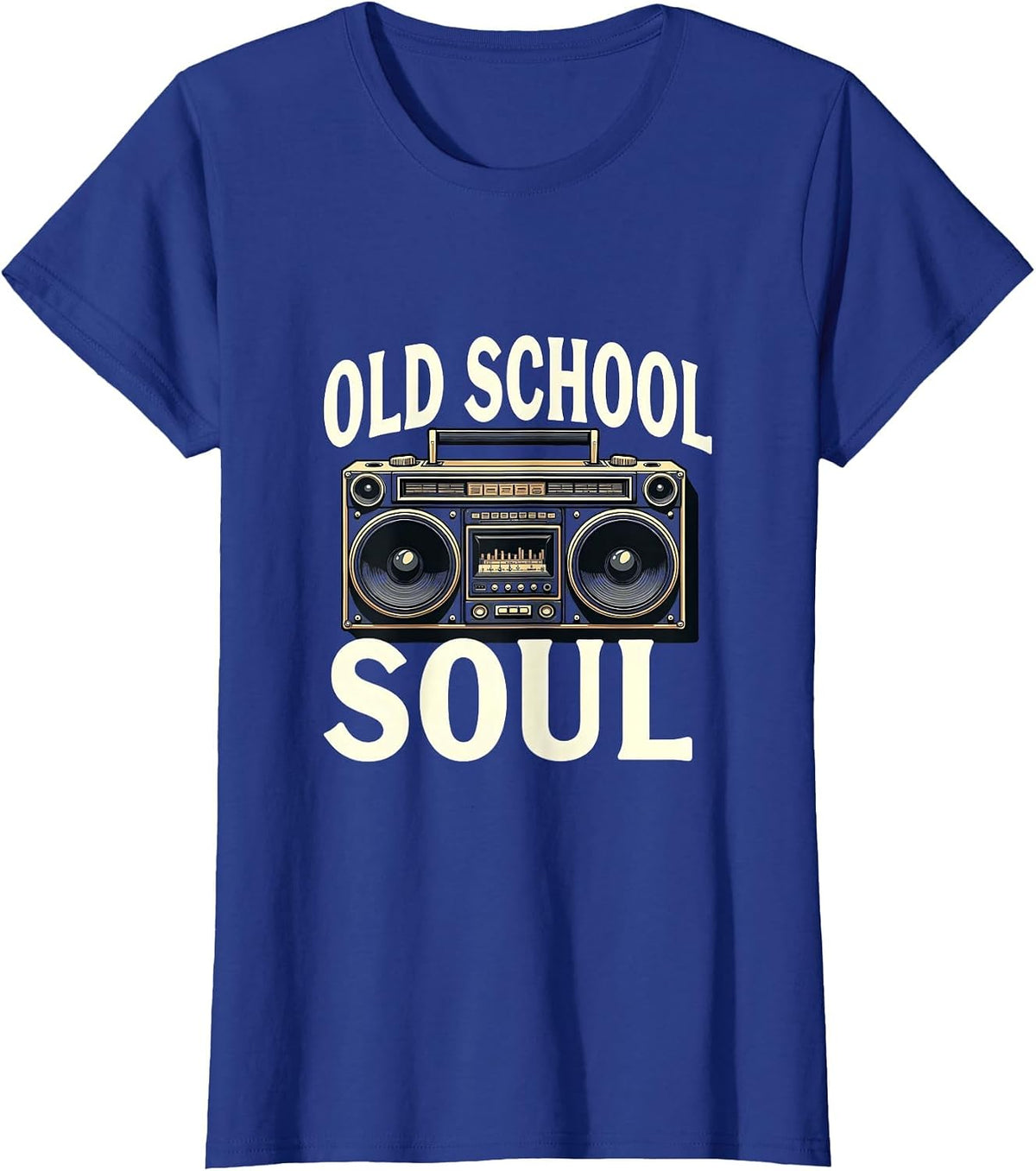 Old School Soul Hip Hop Graphic Design for Men T-Shirt - Royal Blue