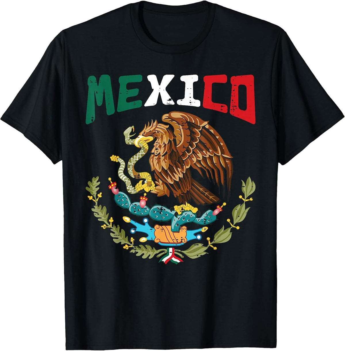 Mexican Independence Day Mexico Women Men Children T-Shirt - Black