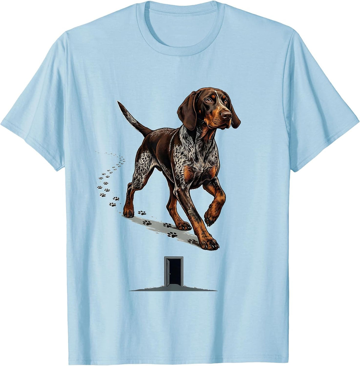 Men's German Shorthaired Pointer Hunting Dog Owner Pride T-Shirt - Baby Blue