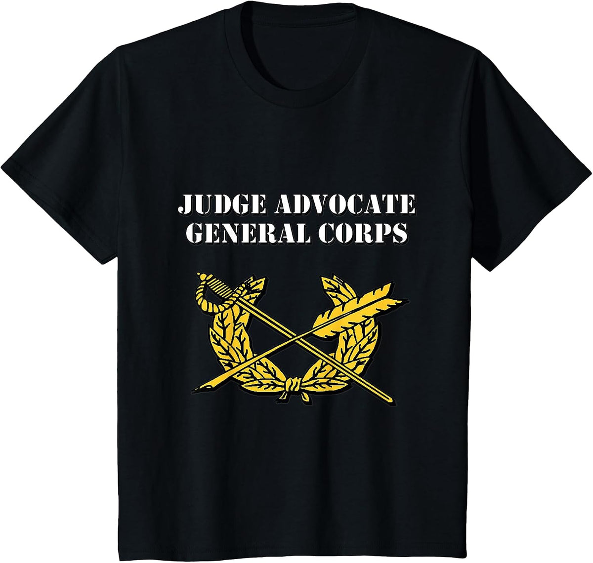 US Army Judge Advocate General Corps Shirt T-Shirt - Black
