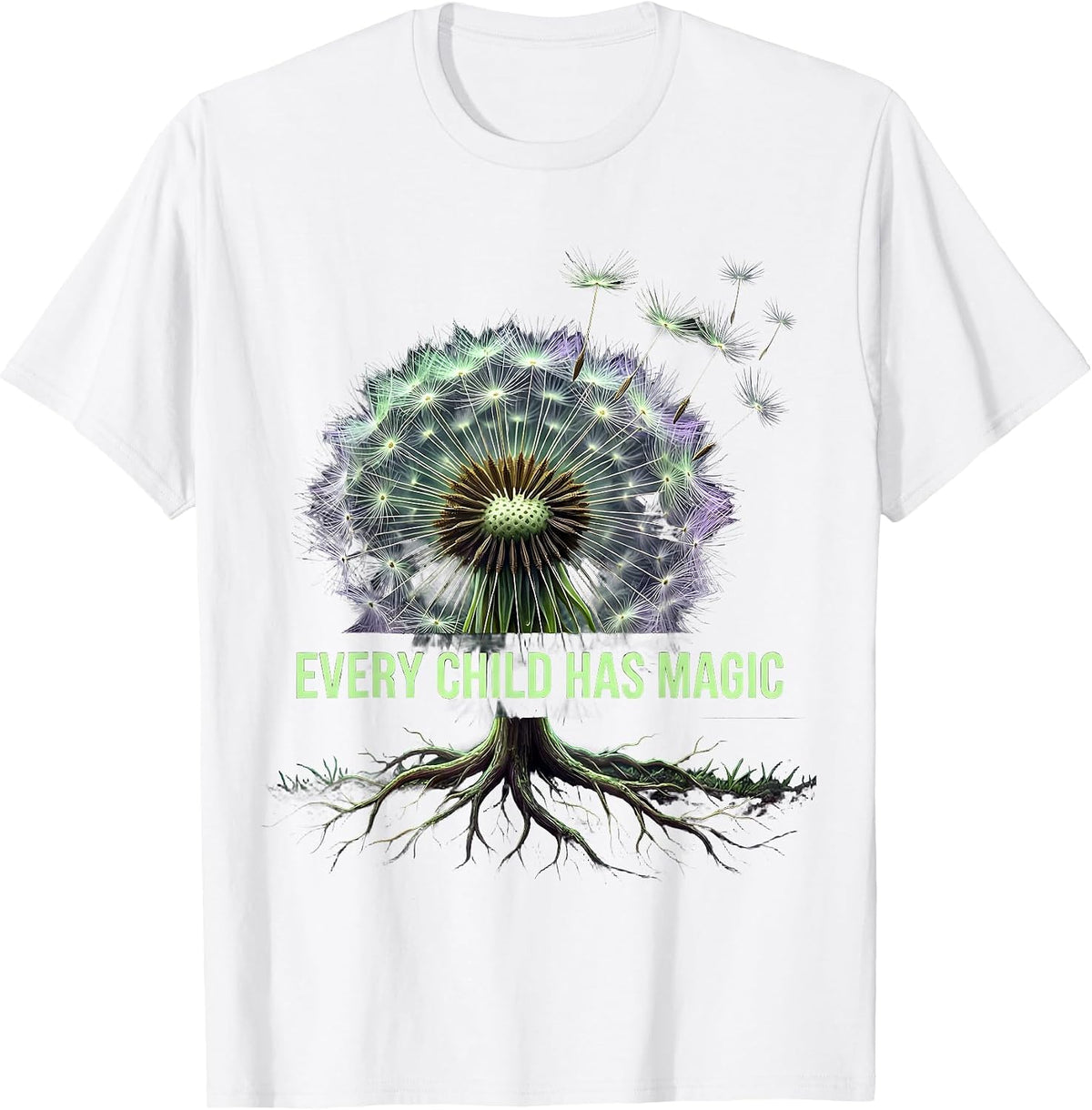 Men's Every Child Has Magic Special Education Design T-Shirt - White