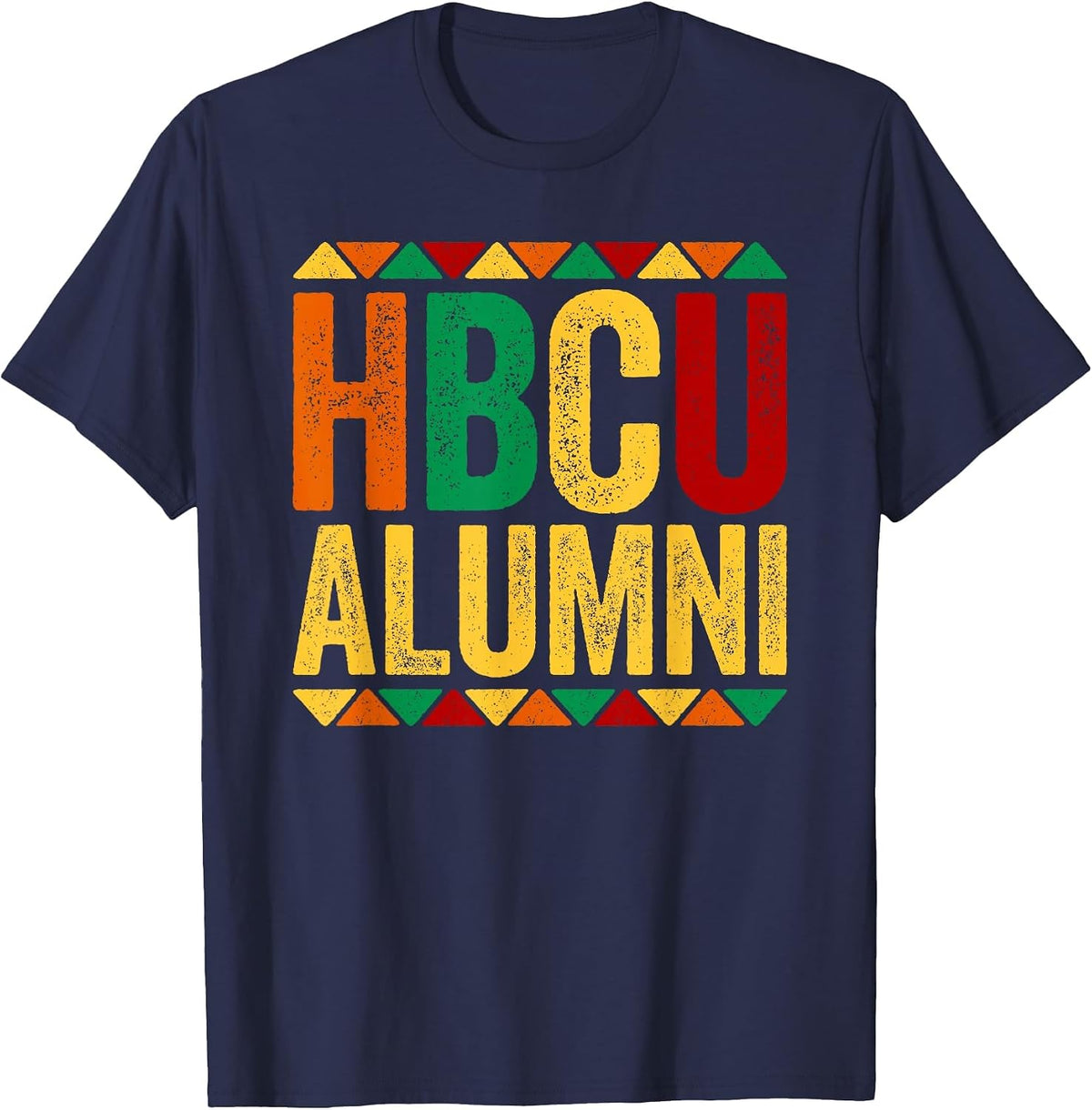 HBCU Alumni Shirt Historical Black History Month College T-Shirt - Navy Blue