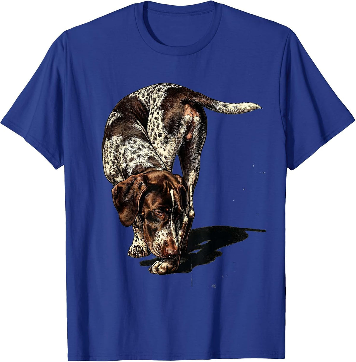 Men's German Shorthaired Pointer Vintage Hunting Dog Owner T-Shirt - Royal Blue