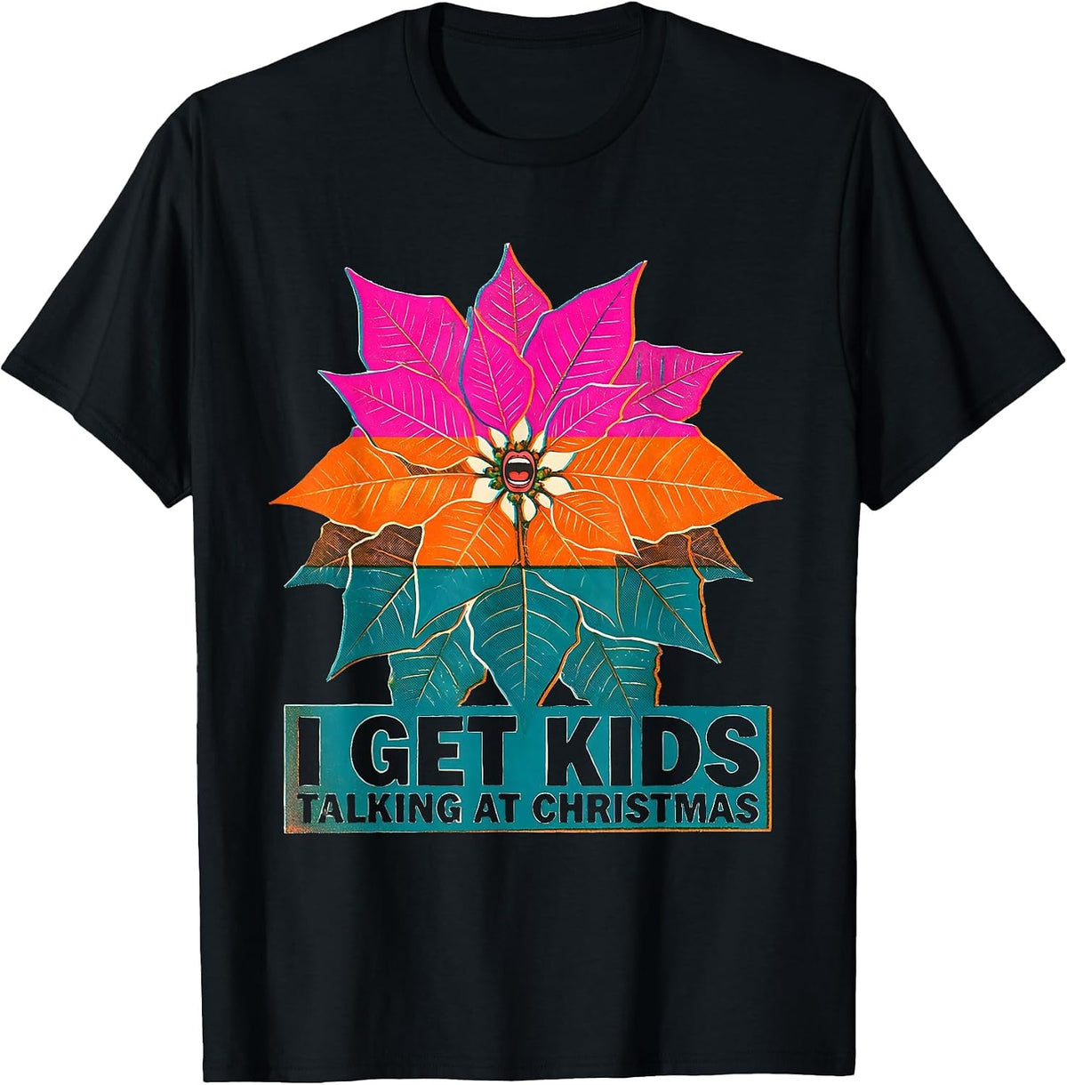 Men's I Get Kids Talking at Christmas Speech Therapist SLP T-Shirt - Black