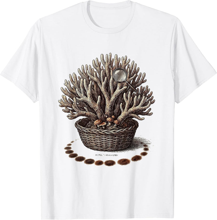 Men's Morel Than A Hobby Funny Mushroom Forager Mycology Humor T-Shirt - White