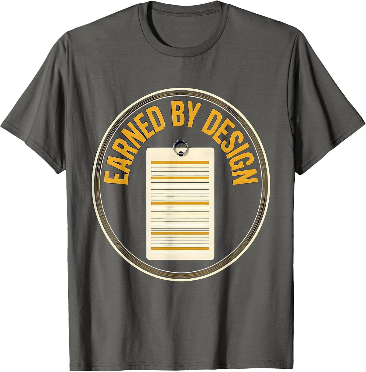 Earned By Design Special Education Teacher Squad T-Shirt - Asphalt Grey