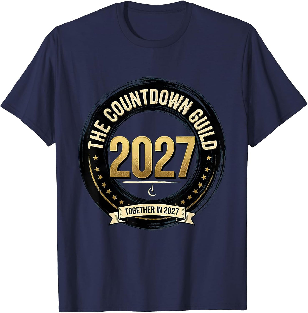 Men's The Countdown Guild Together In 2027 Family Matching New T-Shirt - Navy Blue
