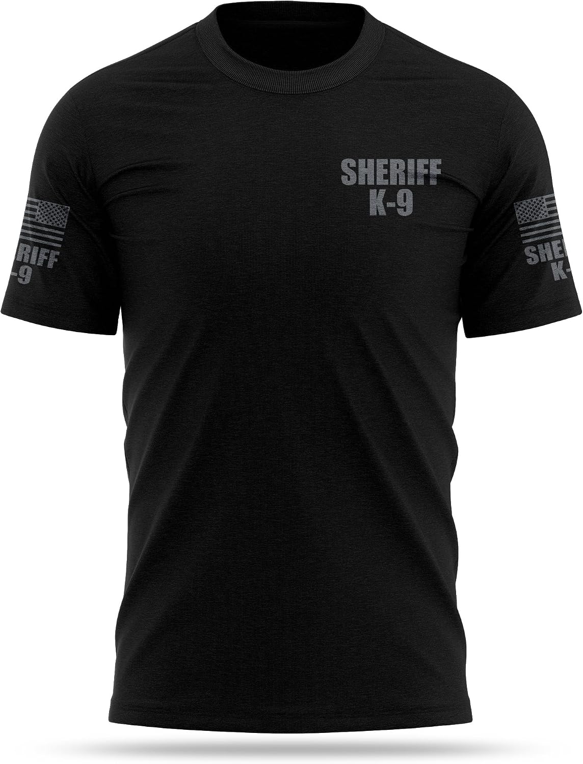 13Fifty Sheriff K9 Training Cotton Blend Tee - Black & Gray