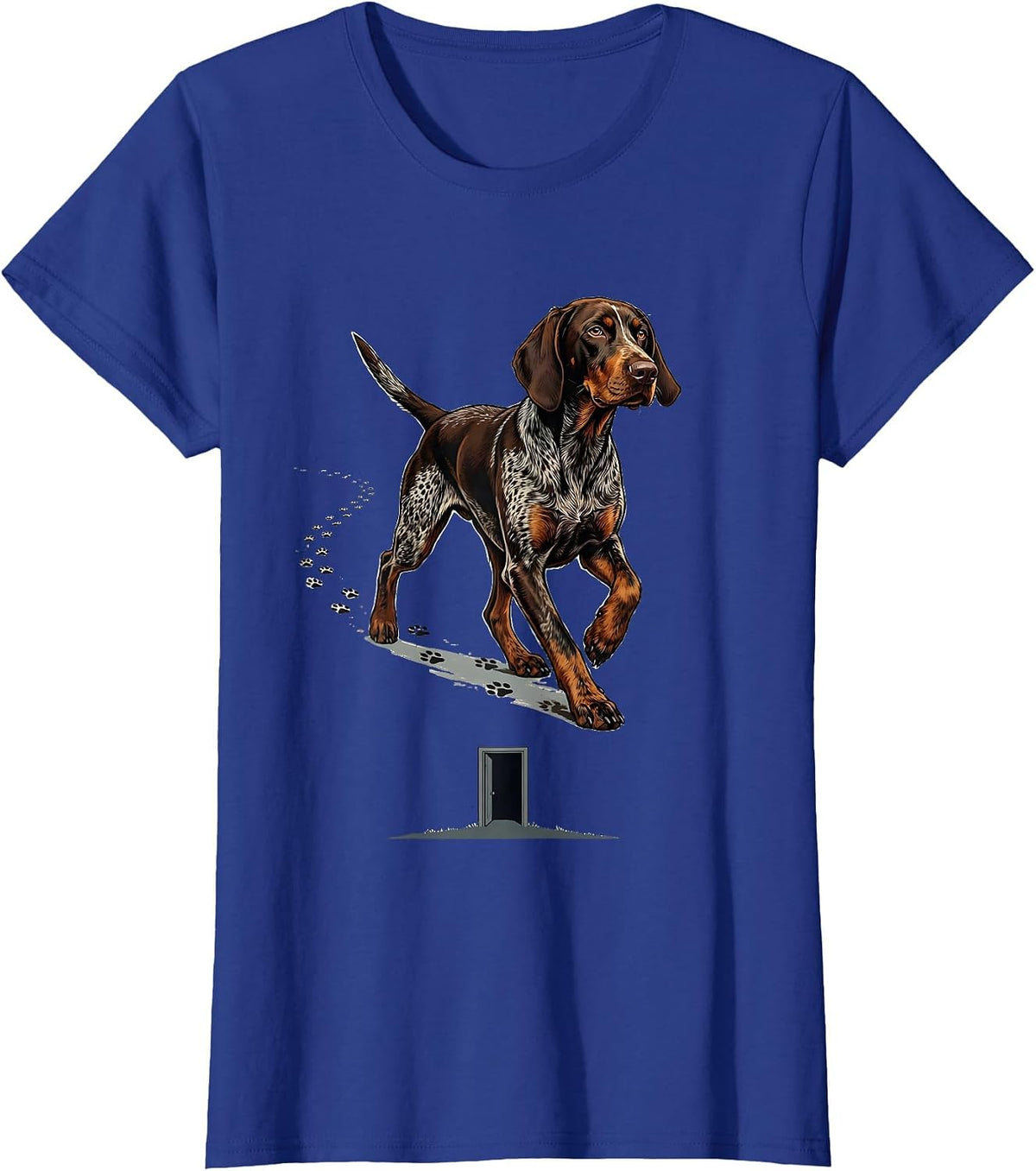 Women's German Shorthaired Pointer Hunting Dog Owner Pride T-Shirt - Royal Blue