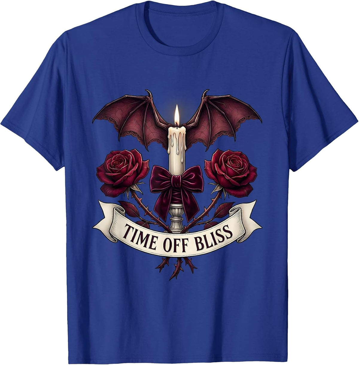 Men's Time Off Bliss Labor Day Relaxation Design T-Shirt - Royal Blue