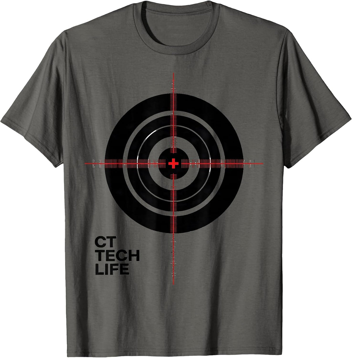 Men's CT Tech Life Swiss International Radiology Tech Humor T-Shirt - Asphalt Grey