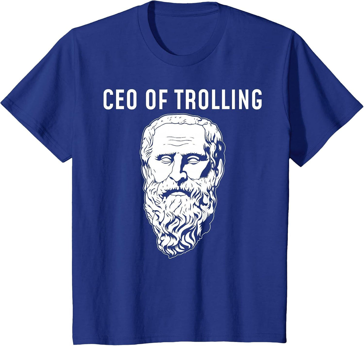 CEO of Trolling Funny Philosopher Diogenes T-Shirt - Royal Blue