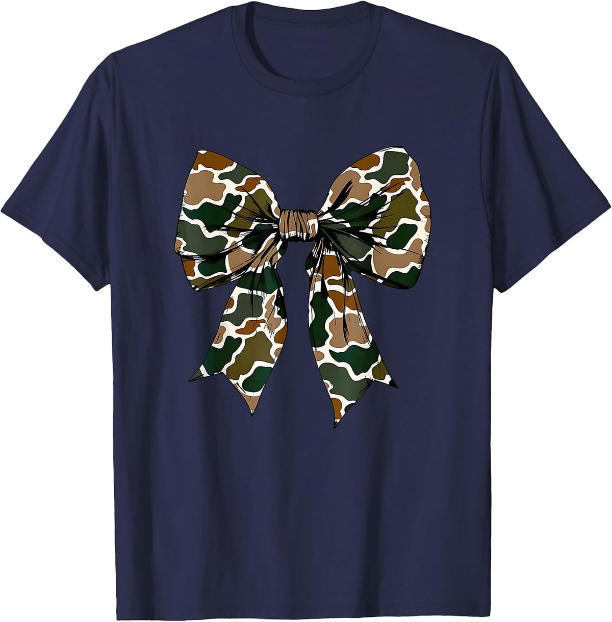 Old School Camouflage T-Shirt - Navy Blue