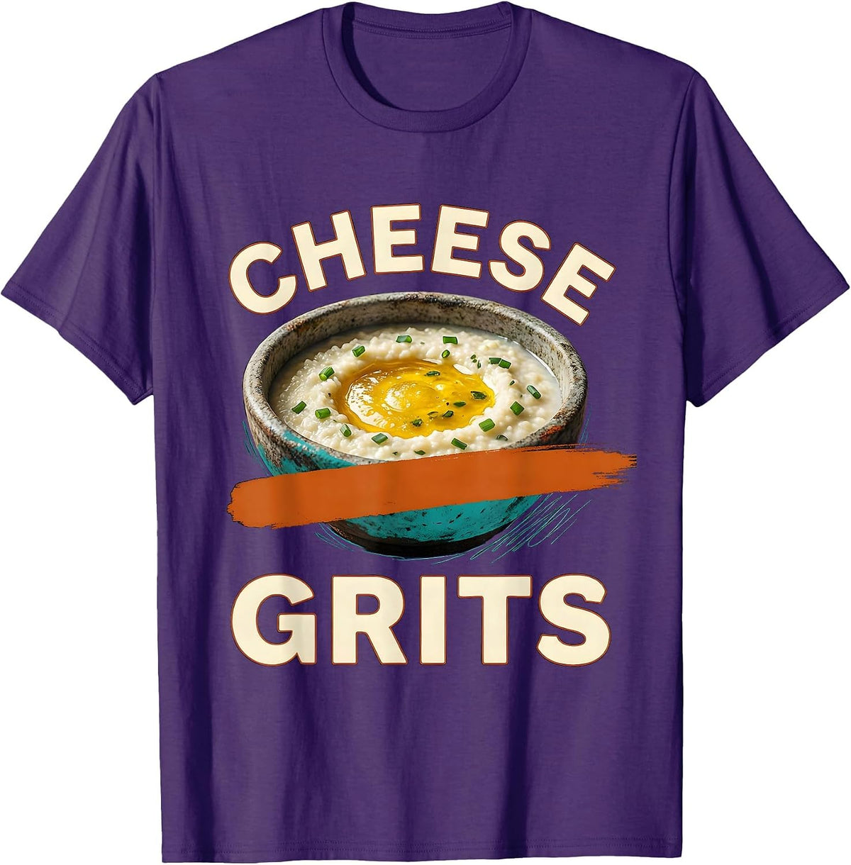 Cheese Grits Bootleg 90's Rap Rock Vintage Funny T-Shirt - Purple