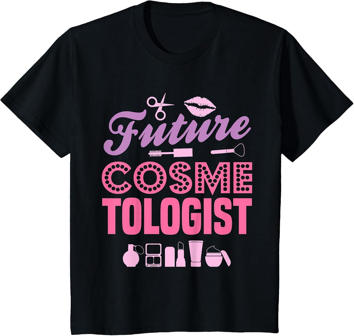 Future Cosmetologist Children's T-Shirt T-Shirt - Black