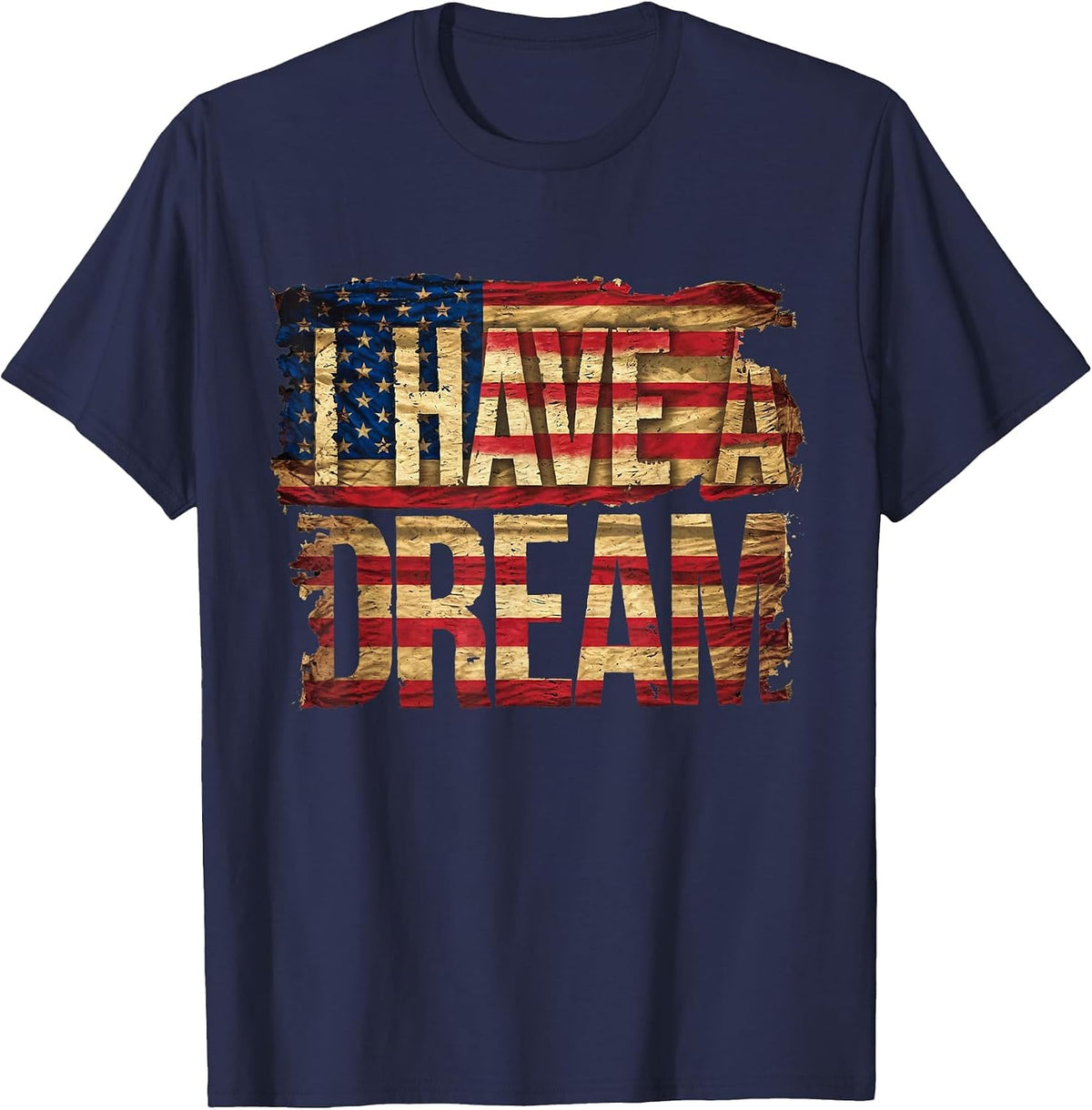 I Have A Dream Martin Luther King Jr Day 1 T-Shirt - Navy Blue