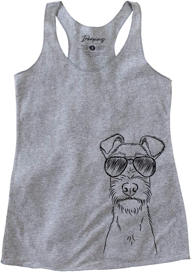 Aviator Connor the Irish Terrier Triblend T-Shirt - Grey Racerback