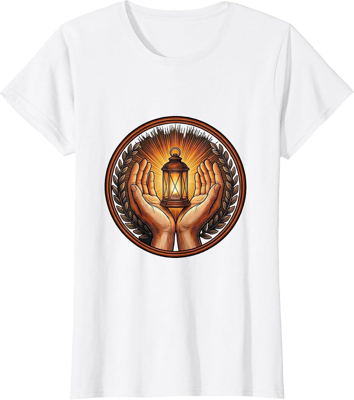 Suicide Prevention Awareness Lantern of Hope T-Shirt - White