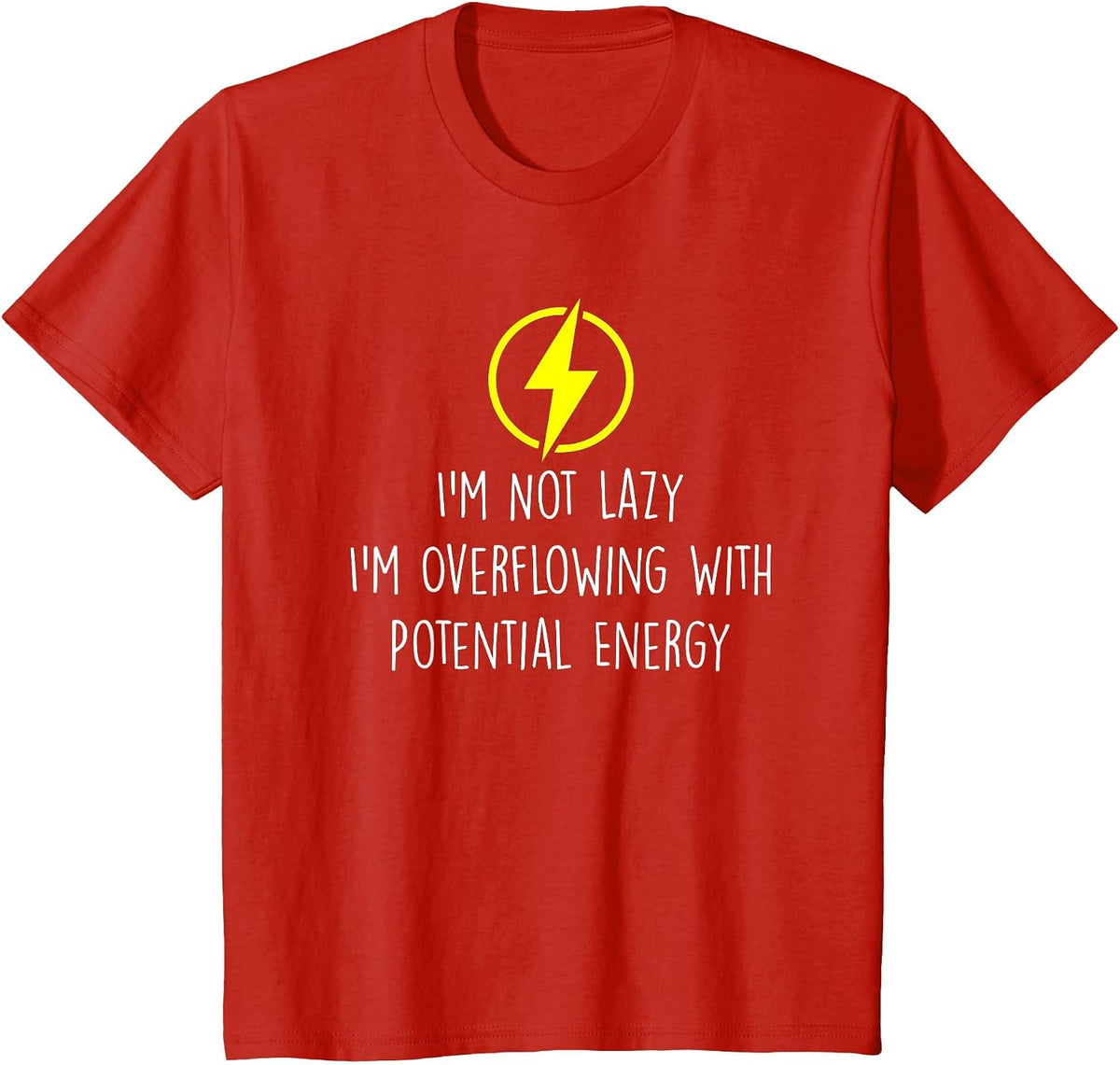 Clever Science T Shirt for Scientists, Physics & Nerds T-Shirt - Red
