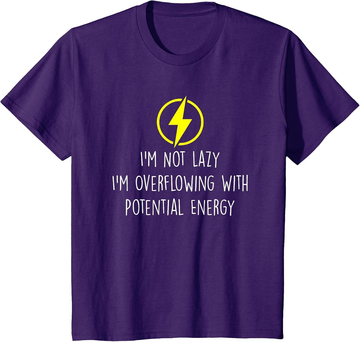 Clever Science T Shirt for Scientists, Physics & Nerds T-Shirt - Purple