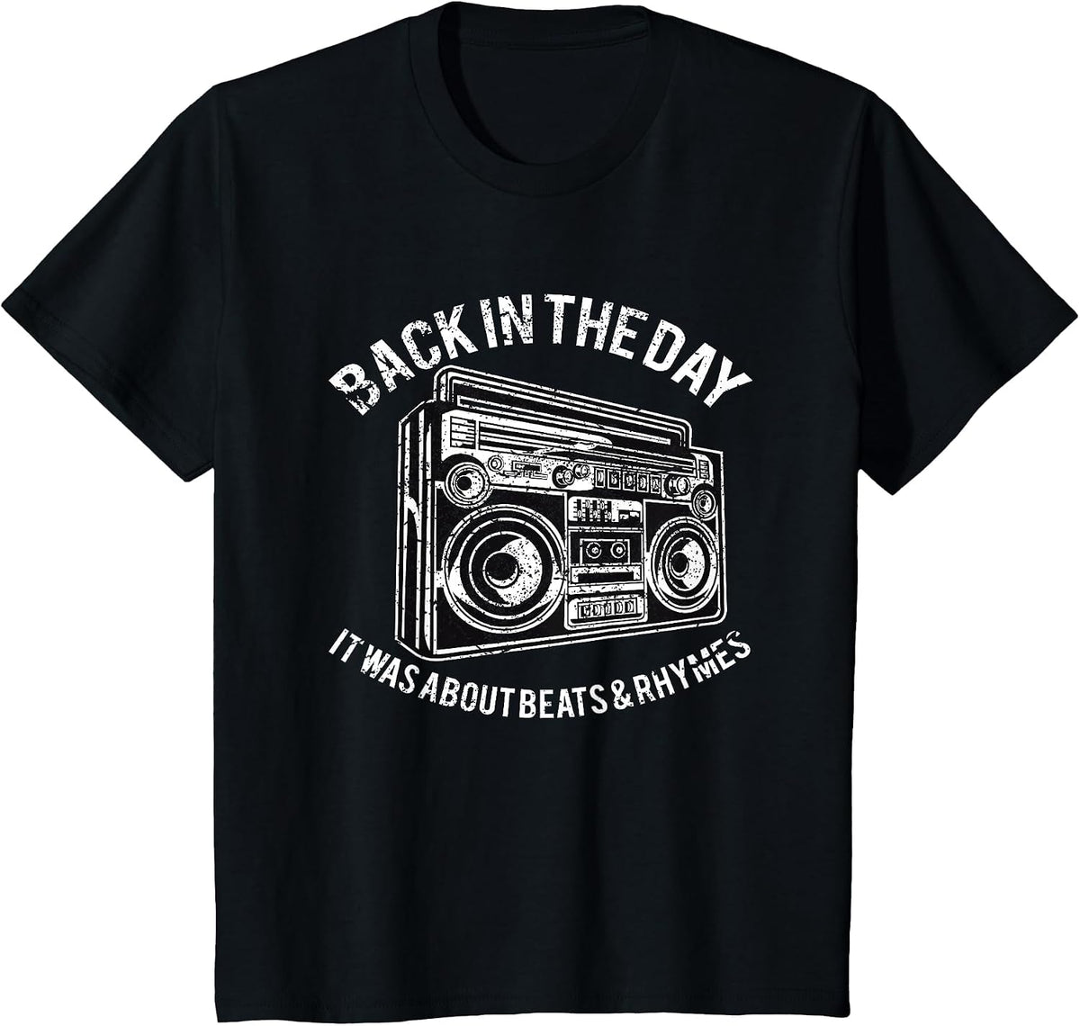 Old School Hip Hop T Shirt T-Shirt - Black