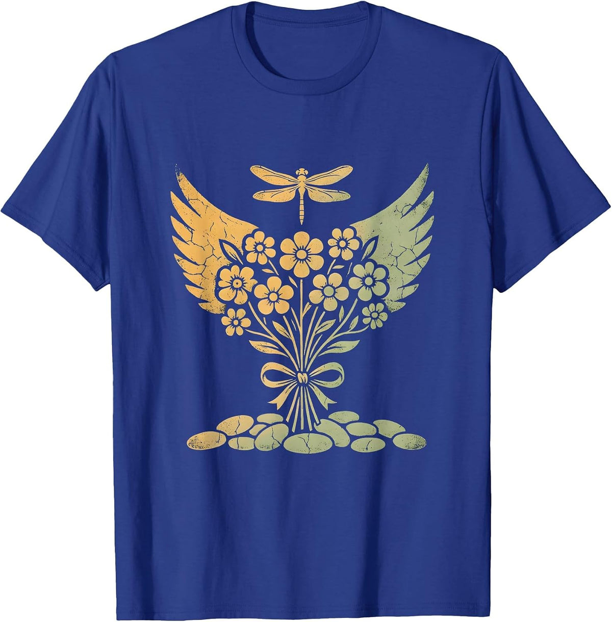 Phoenix Rising Suicide Prevention Awareness Graphic T-Shirt - Royal Blue