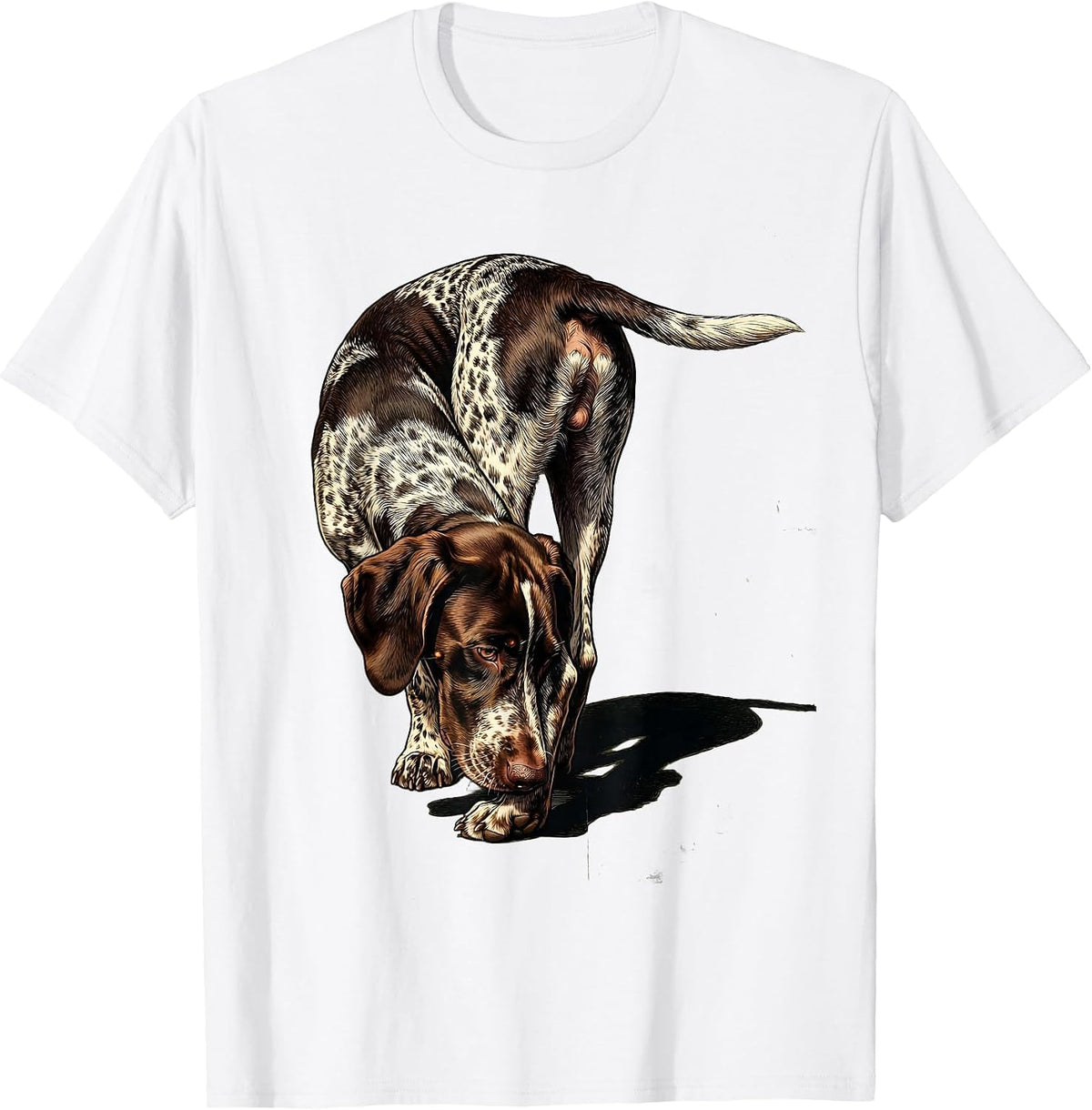 Men's German Shorthaired Pointer Vintage Hunting Dog Owner T-Shirt - White