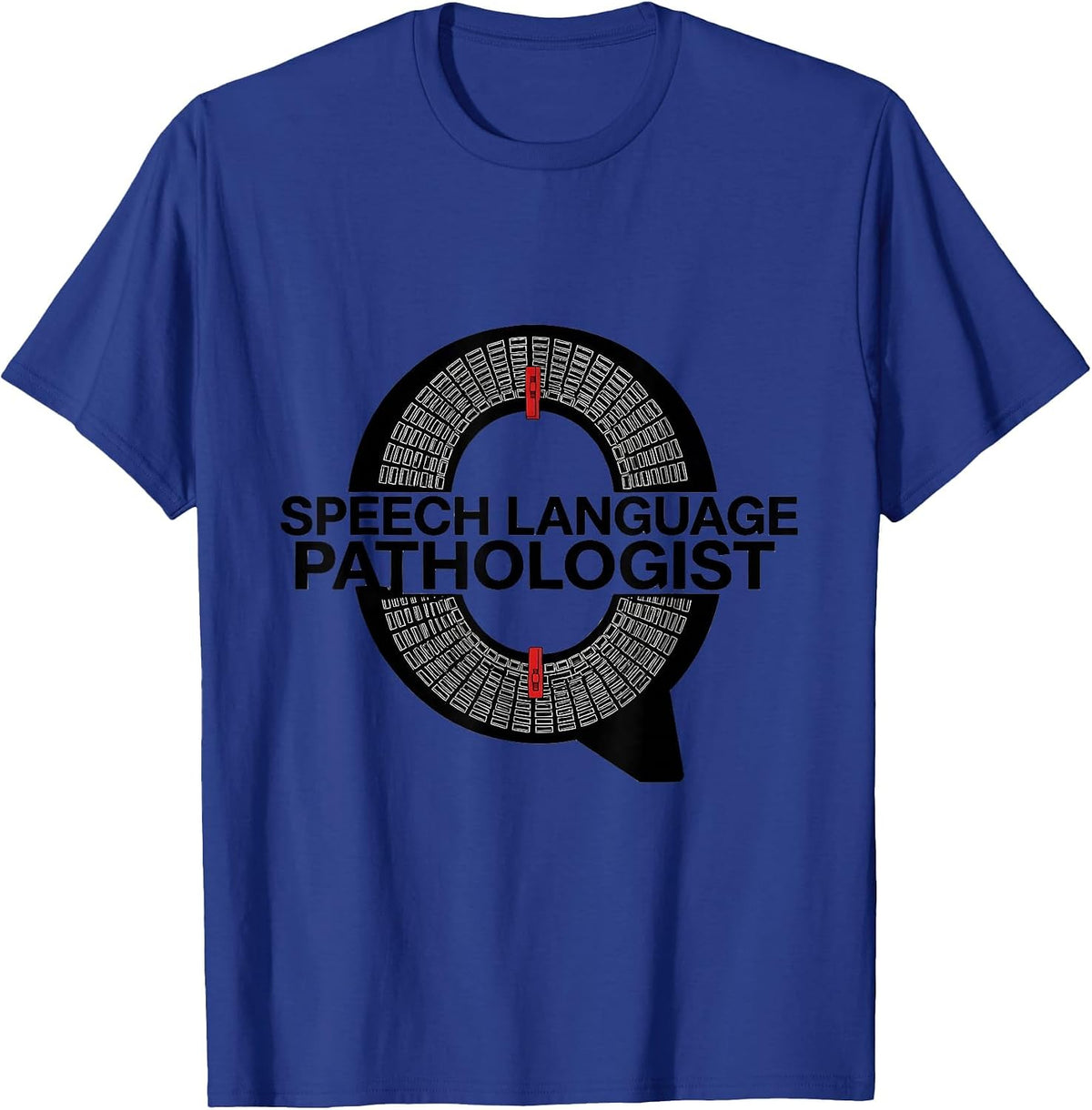 Speech Language Pathologist Retro Floral SLP Therapist Pride T-Shirt - Royal Blue