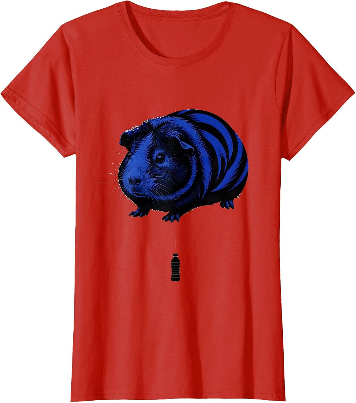 Guinea Pig Lover Everyday Humor Cute Cavy Enthusiast T-Shirt - Red