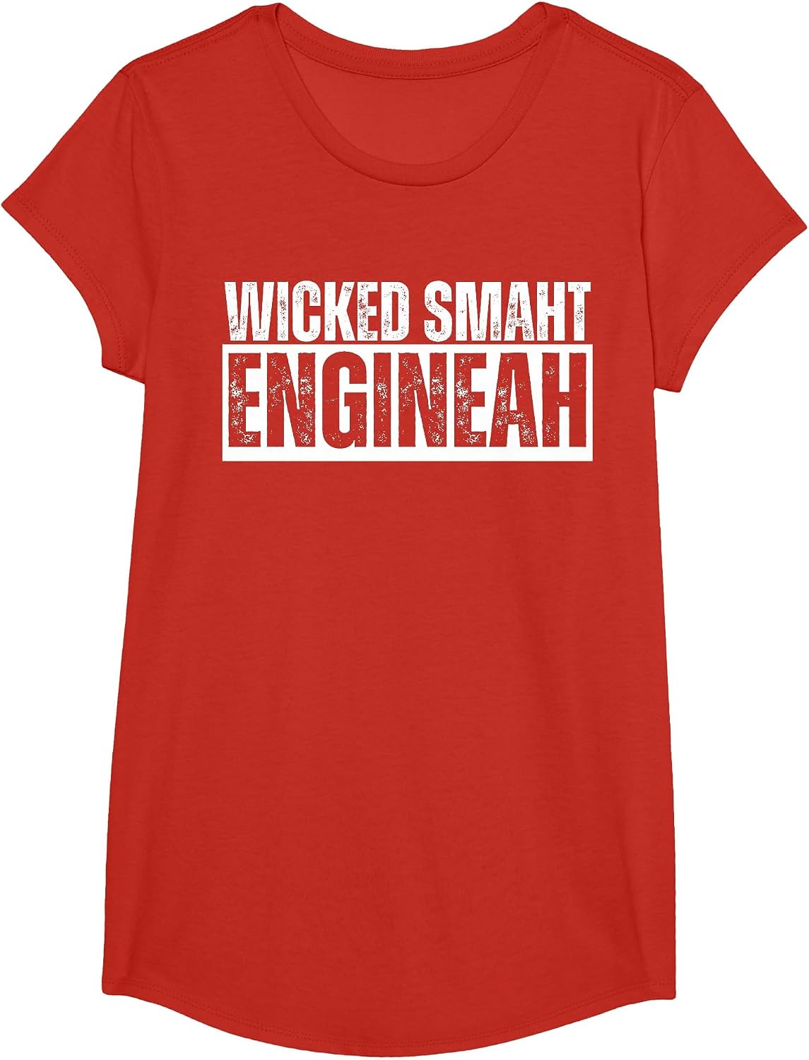 Evil Smart Engineer Evil Smart Engineer Desperate Smaah T-Shirt - Girls Red