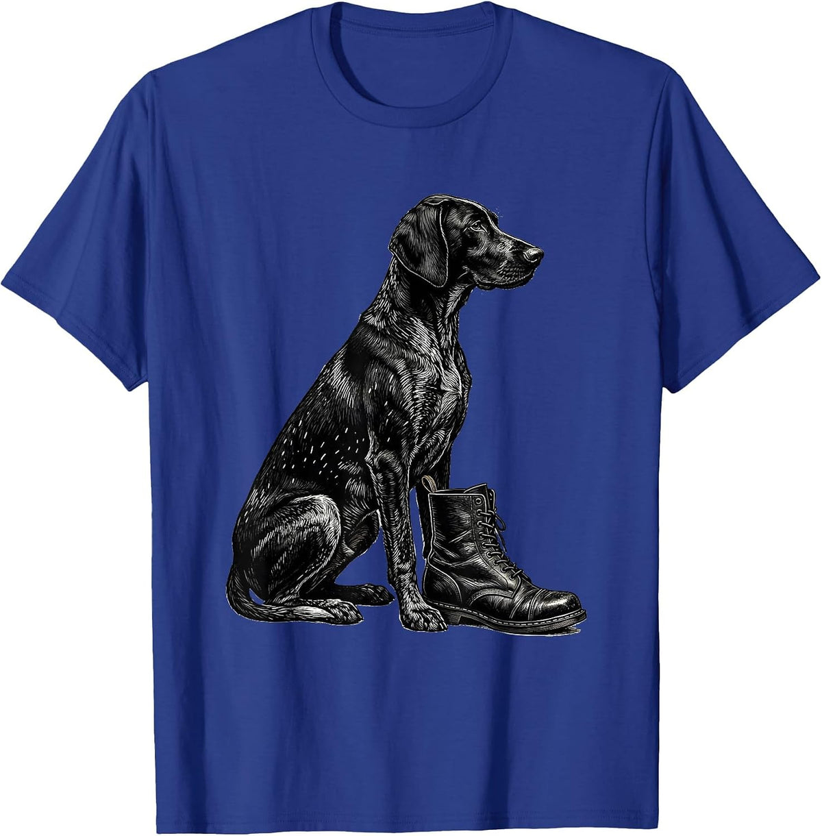 Men's German Shorthaired Pointer Dog Lover Hunting Dog Pride T-Shirt - Royal Blue