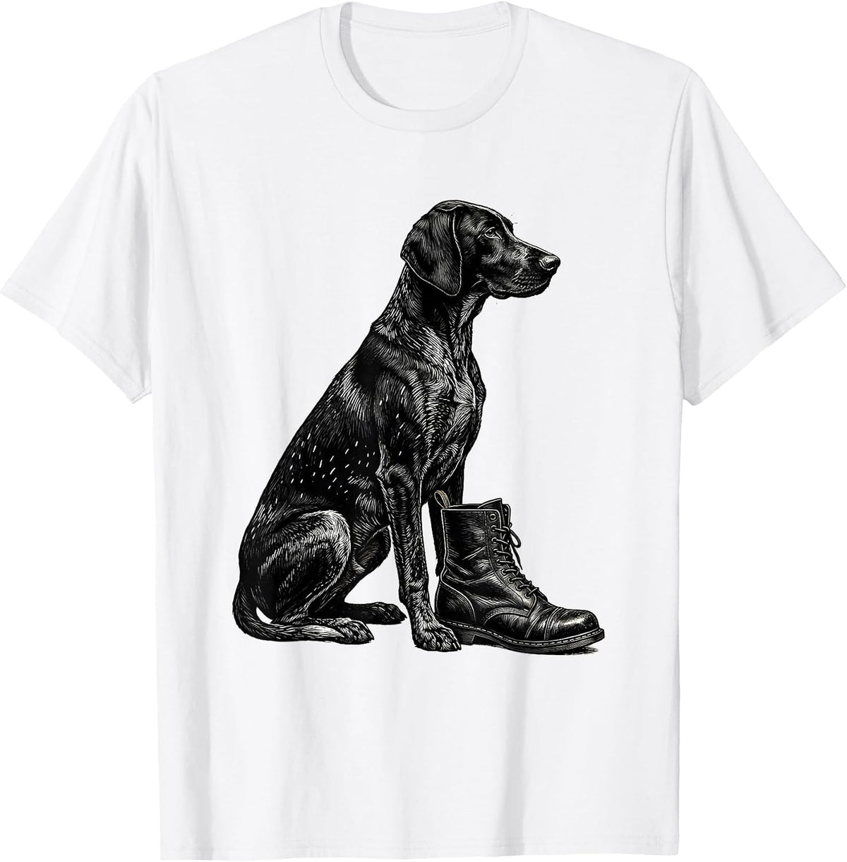 Men's German Shorthaired Pointer Dog Lover Hunting Dog Pride T-Shirt - White