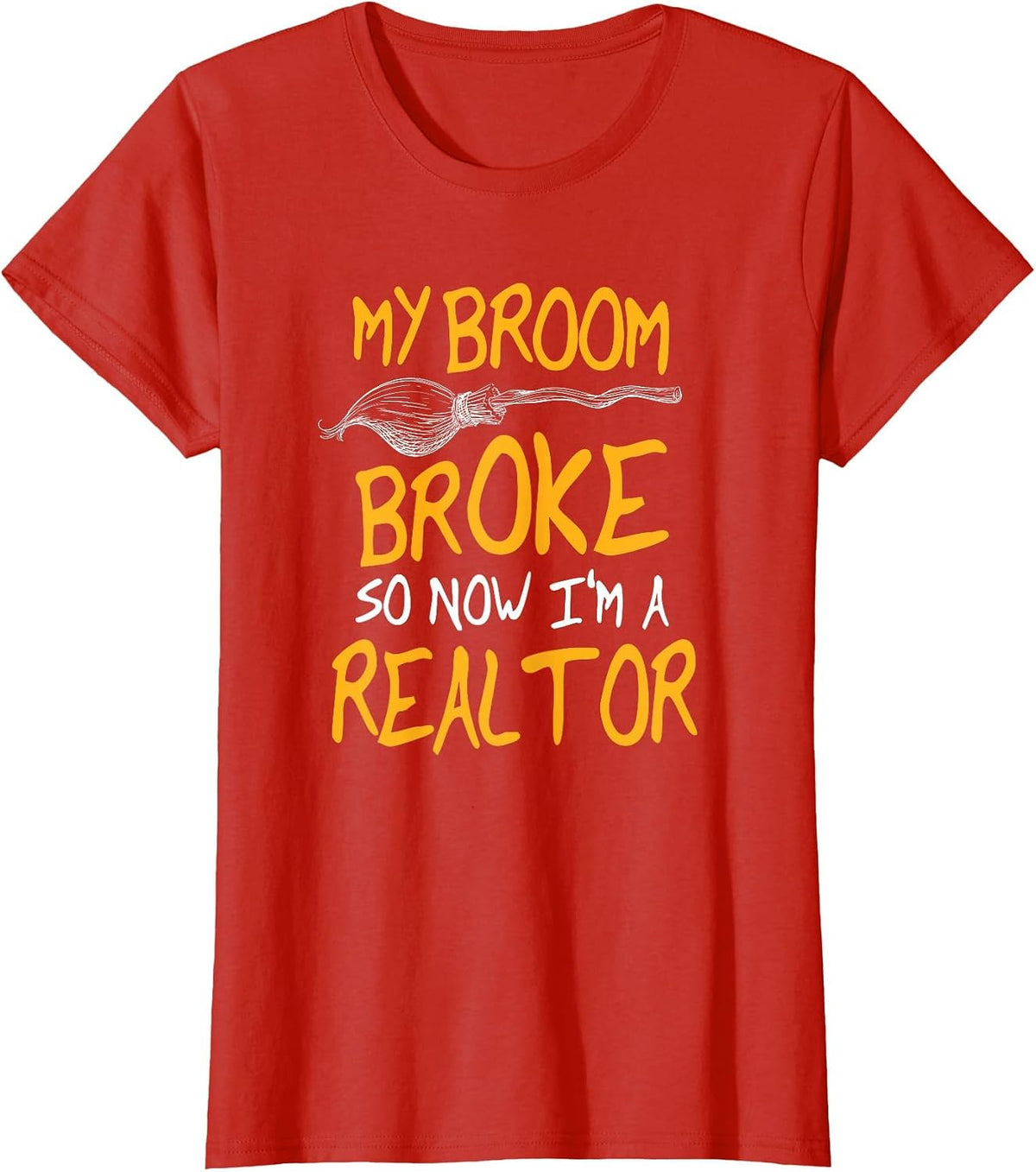 Real Estate Halloween Costume for Realtors T-Shirt - Red