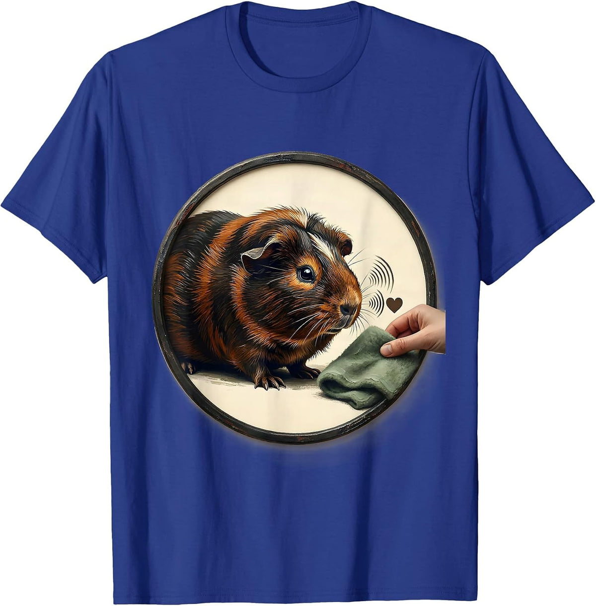 Guinea Pig Badge Cavy Lover Gift for Pig Owners T-Shirt - Royal Blue