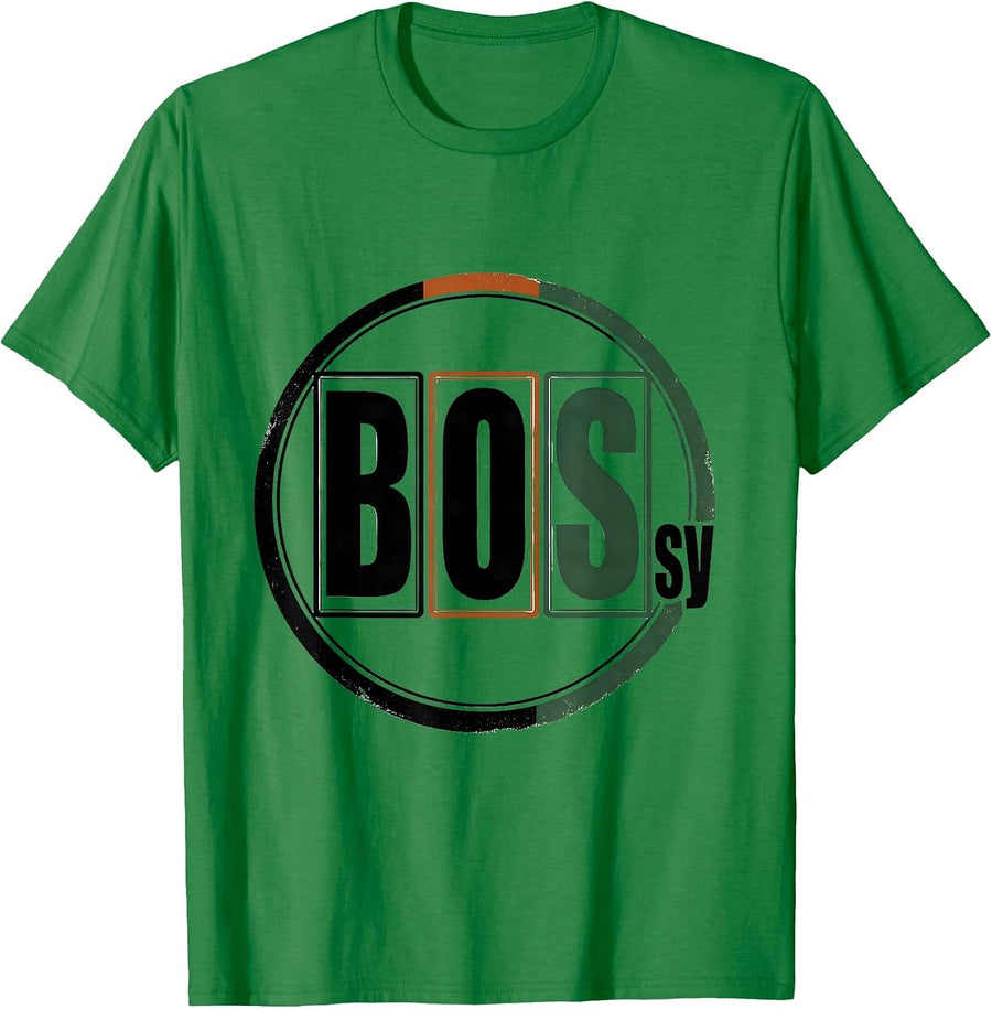 Men's BOSsy Vintage Funny Science Teacher Chemistry Nerd Gift T-Shirt - Kelly Green