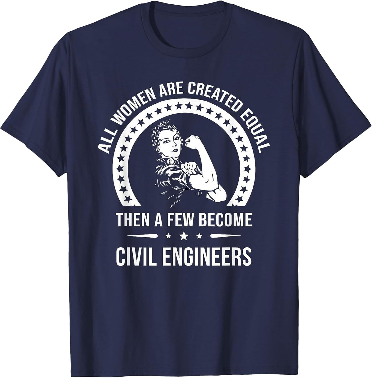 Civil Engineer Shirts for Women | Civil Engineer T-Shirt - Navy Blue