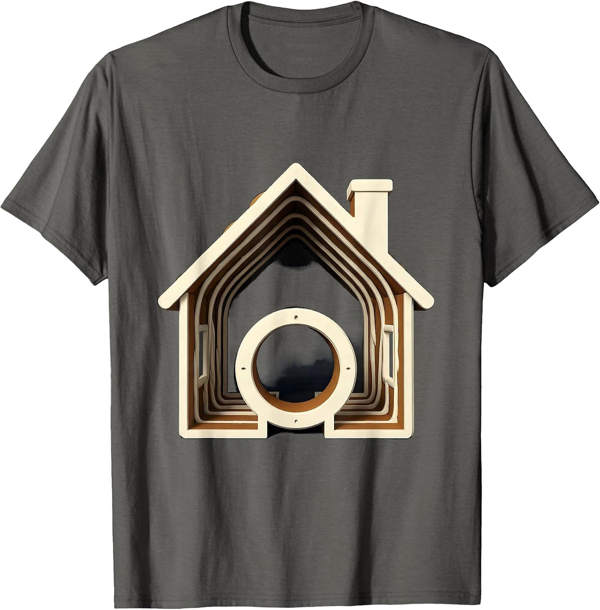 Men's Gingerbread CT Gantry Radiology Tech Christmas Humor T-Shirt - Asphalt Grey